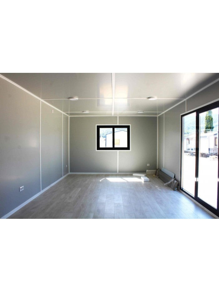 Nuevo pabellón de edificio prefabricado de planta abierta